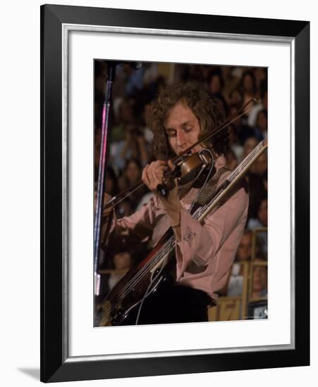 Electric Violinist Rick Grech from the Group "Blind Faith."-John Olson-Framed Premium Photographic Print