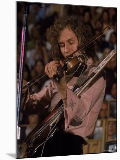 Electric Violinist Rick Grech from the Group "Blind Faith."-John Olson-Mounted Premium Photographic Print