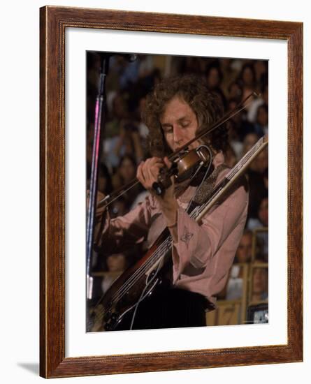 Electric Violinist Rick Grech from the Group "Blind Faith."-John Olson-Framed Premium Photographic Print