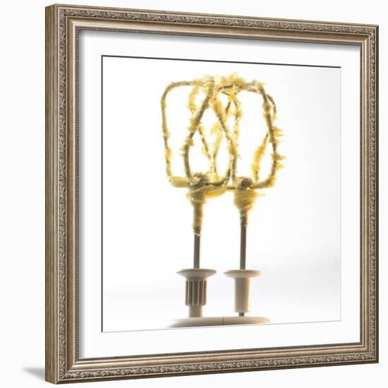 Electric Whisk with Scraps of Cake Mixture-Jo Kirchherr-Framed Photographic Print