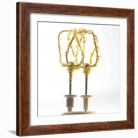 Electric Whisk with Scraps of Cake Mixture-Jo Kirchherr-Framed Photographic Print