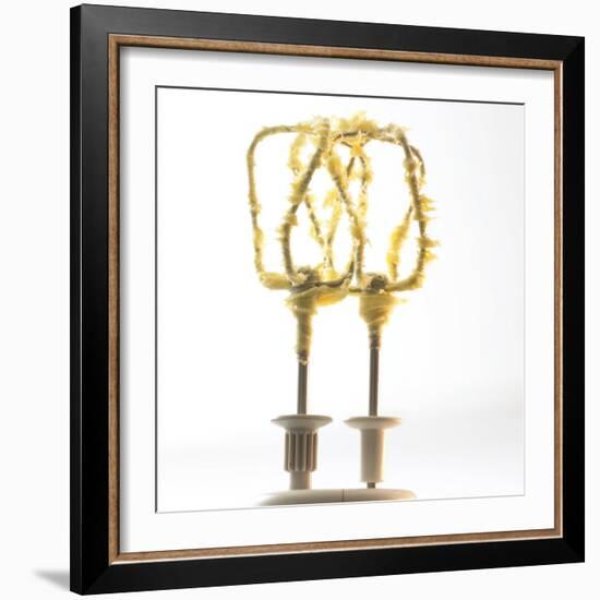 Electric Whisk with Scraps of Cake Mixture-Jo Kirchherr-Framed Photographic Print