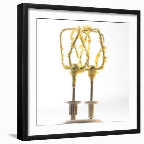 Electric Whisk with Scraps of Cake Mixture-Jo Kirchherr-Framed Photographic Print