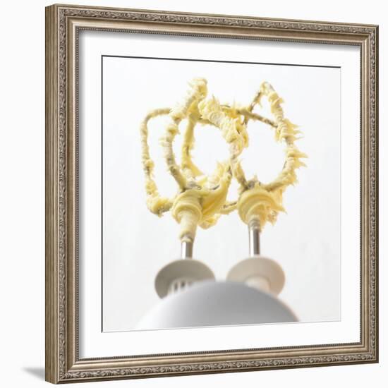 Electric Whisk with Scraps of Cake Mixture-Jo Kirchherr-Framed Photographic Print