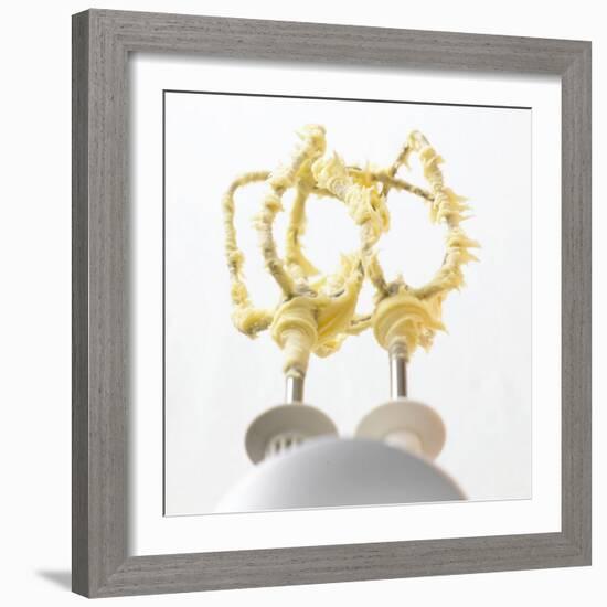 Electric Whisk with Scraps of Cake Mixture-Jo Kirchherr-Framed Photographic Print