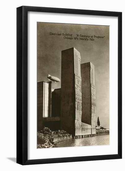 Electrical Building, Chicago World's Fair-null-Framed Art Print