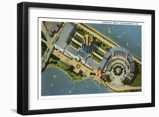 Electrical Group, Chicago World's Fair-null-Framed Art Print