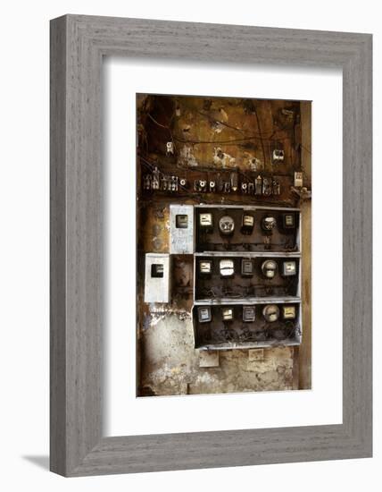 Electrical Meters-Angelo Cozzi-Framed Photographic Print