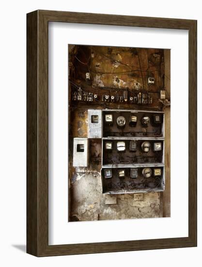 Electrical Meters-Angelo Cozzi-Framed Photographic Print