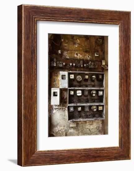 Electrical Meters-Angelo Cozzi-Framed Photographic Print