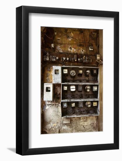 Electrical Meters-Angelo Cozzi-Framed Photographic Print