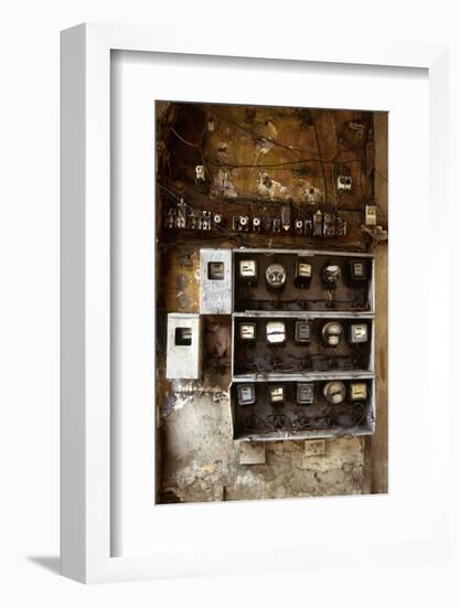 Electrical Meters-Angelo Cozzi-Framed Photographic Print