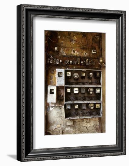 Electrical Meters-Angelo Cozzi-Framed Photographic Print