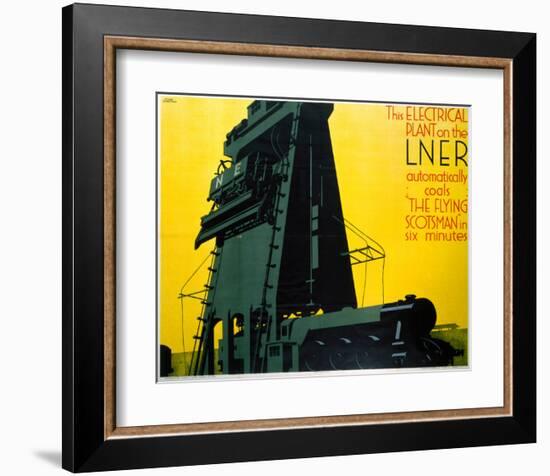 Electrical Plant-null-Framed Art Print