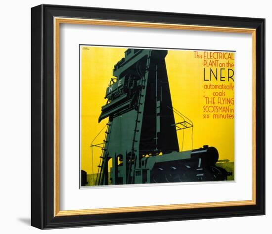 Electrical Plant-null-Framed Art Print