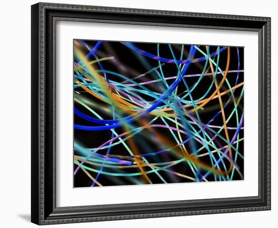 Electrical Wires-Tek Image-Framed Photographic Print