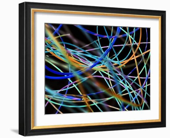 Electrical Wires-Tek Image-Framed Photographic Print