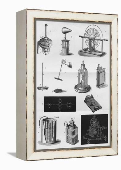 'Electricity', c1891-Unknown-Framed Premier Image Canvas