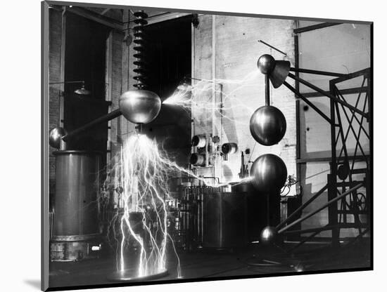 Electricity Generated in Laboratory-null-Mounted Photographic Print