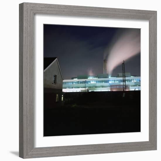 Electricity Generating Power Plant-Robert Brook-Framed Photographic Print