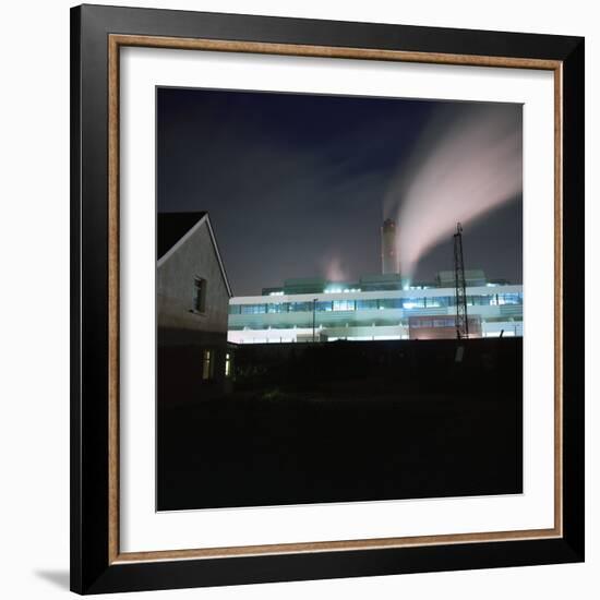 Electricity Generating Power Plant-Robert Brook-Framed Photographic Print