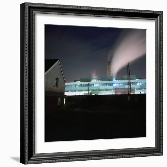 Electricity Generating Power Plant-Robert Brook-Framed Photographic Print