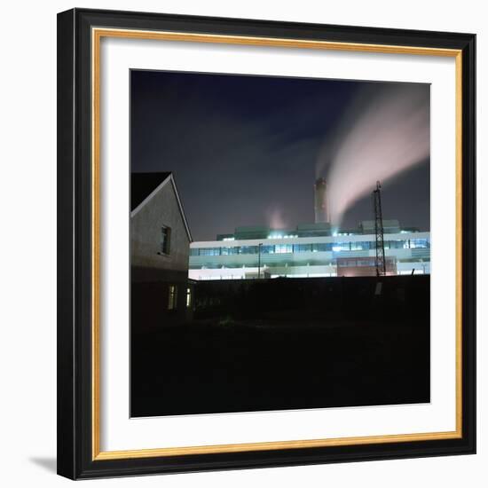 Electricity Generating Power Plant-Robert Brook-Framed Photographic Print