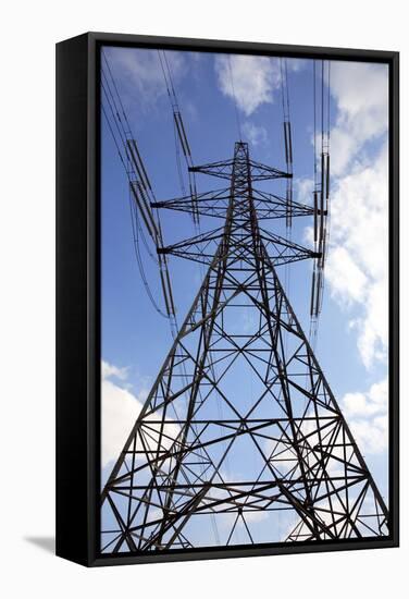 Electricity Pylon-Victor De Schwanberg-Framed Premier Image Canvas