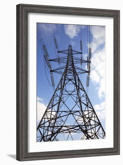 Electricity Pylon-Victor De Schwanberg-Framed Photographic Print