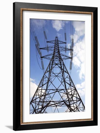 Electricity Pylon-Victor De Schwanberg-Framed Photographic Print