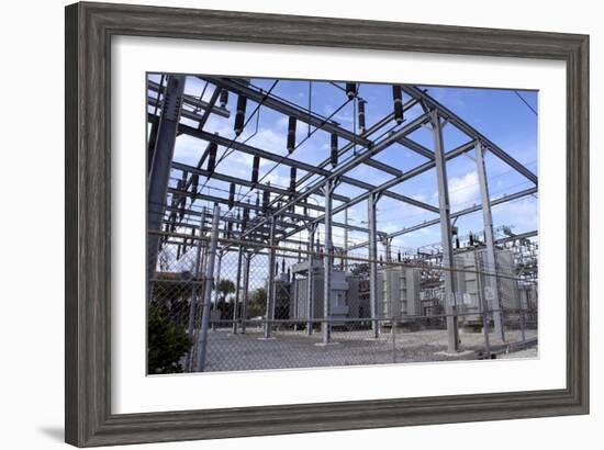 Electricity Substation-Mark Williamson-Framed Photographic Print