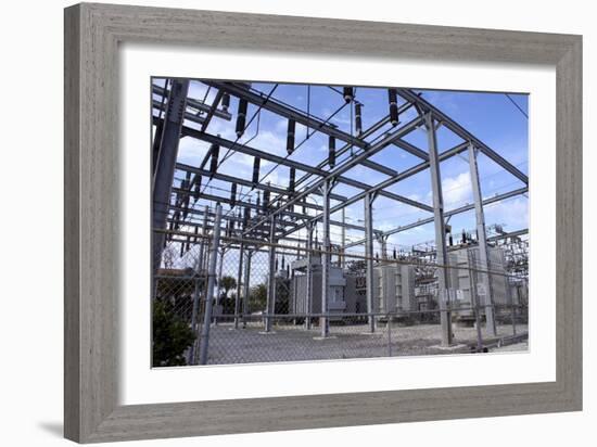 Electricity Substation-Mark Williamson-Framed Photographic Print