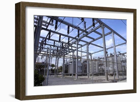 Electricity Substation-Mark Williamson-Framed Photographic Print