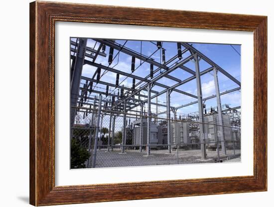 Electricity Substation-Mark Williamson-Framed Photographic Print