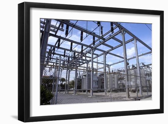 Electricity Substation-Mark Williamson-Framed Photographic Print