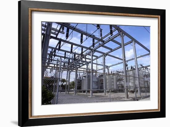 Electricity Substation-Mark Williamson-Framed Photographic Print