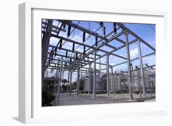 Electricity Substation-Mark Williamson-Framed Photographic Print