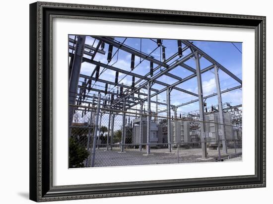 Electricity Substation-Mark Williamson-Framed Photographic Print