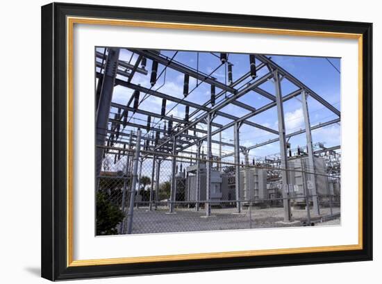 Electricity Substation-Mark Williamson-Framed Photographic Print