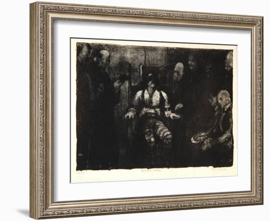 Electrocution, 1917-George Wesley Bellows-Framed Giclee Print