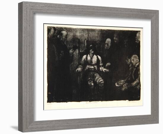 Electrocution, 1917-George Wesley Bellows-Framed Giclee Print