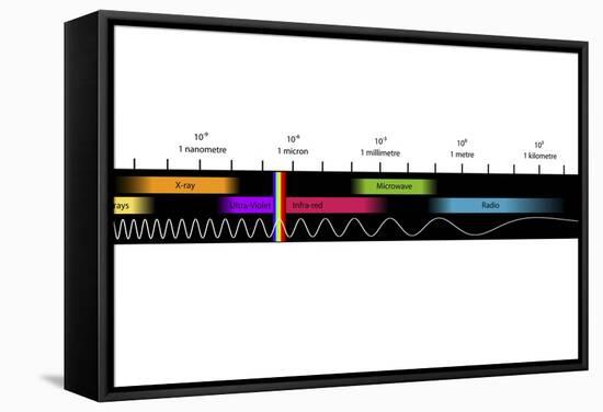 Electromagnetic Spectrum, Artwork-Equinox Graphics-Framed Premier Image Canvas