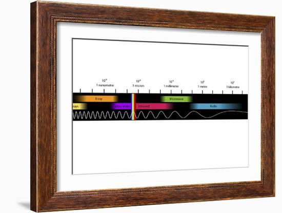 Electromagnetic Spectrum, Artwork-Equinox Graphics-Framed Photographic Print