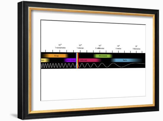 Electromagnetic Spectrum, Artwork-Equinox Graphics-Framed Photographic Print