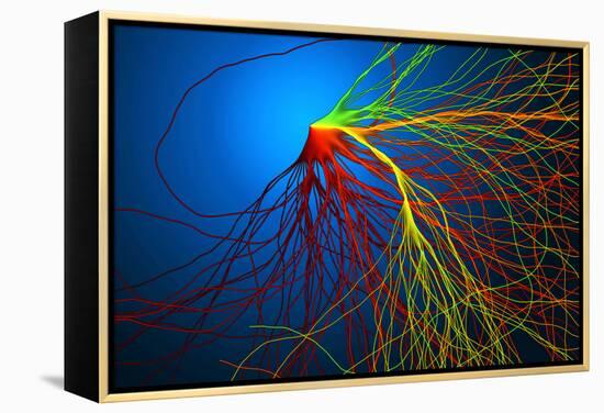 Electron Flow-Eric Heller-Framed Premier Image Canvas