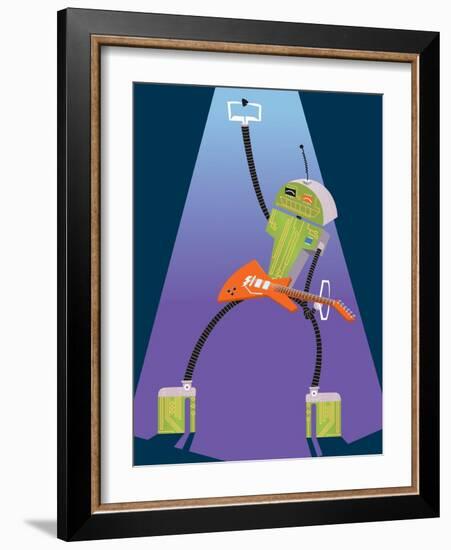 Electronic music-Harry Briggs-Framed Giclee Print