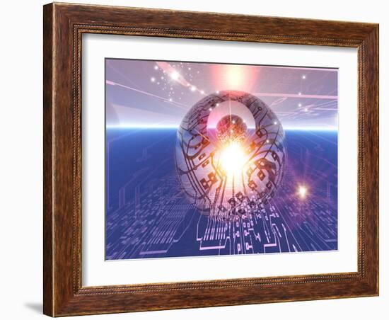 Electronic World, Artwork-Mehau Kulyk-Framed Photographic Print