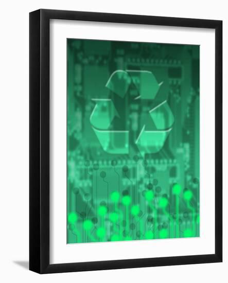 Electronics Recycling, Artwork-Victor Habbick-Framed Photographic Print
