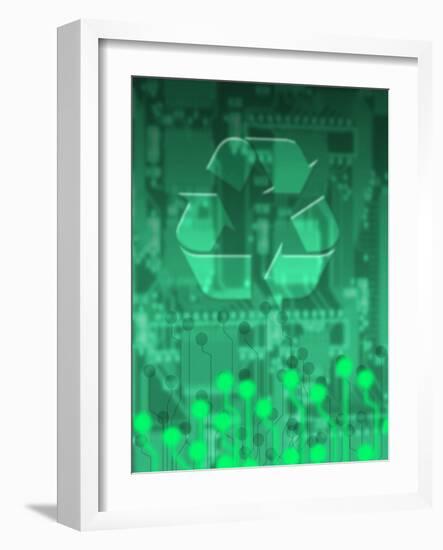 Electronics Recycling, Artwork-Victor Habbick-Framed Photographic Print