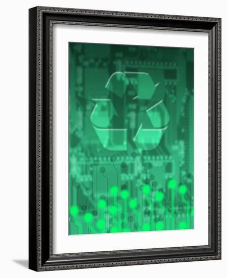 Electronics Recycling, Artwork-Victor Habbick-Framed Photographic Print